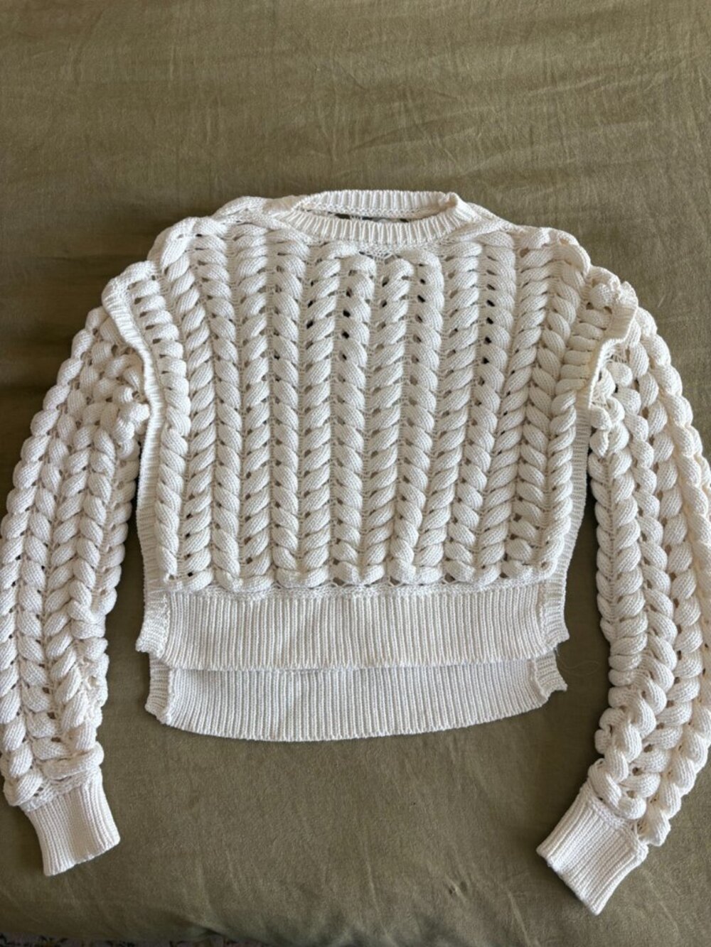KBB by KAHLANA Women Pullover Sweater 'The Chunky Knit Crew' - SIZE XS